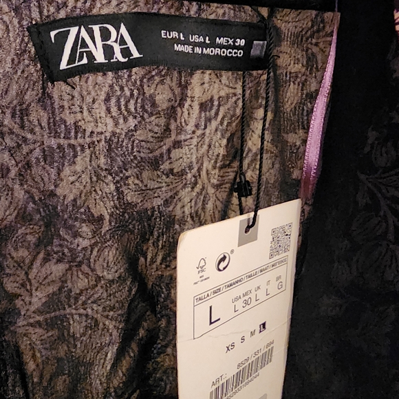 Zara Women's long-sleeve mini dress Large - Picture 6 of 6